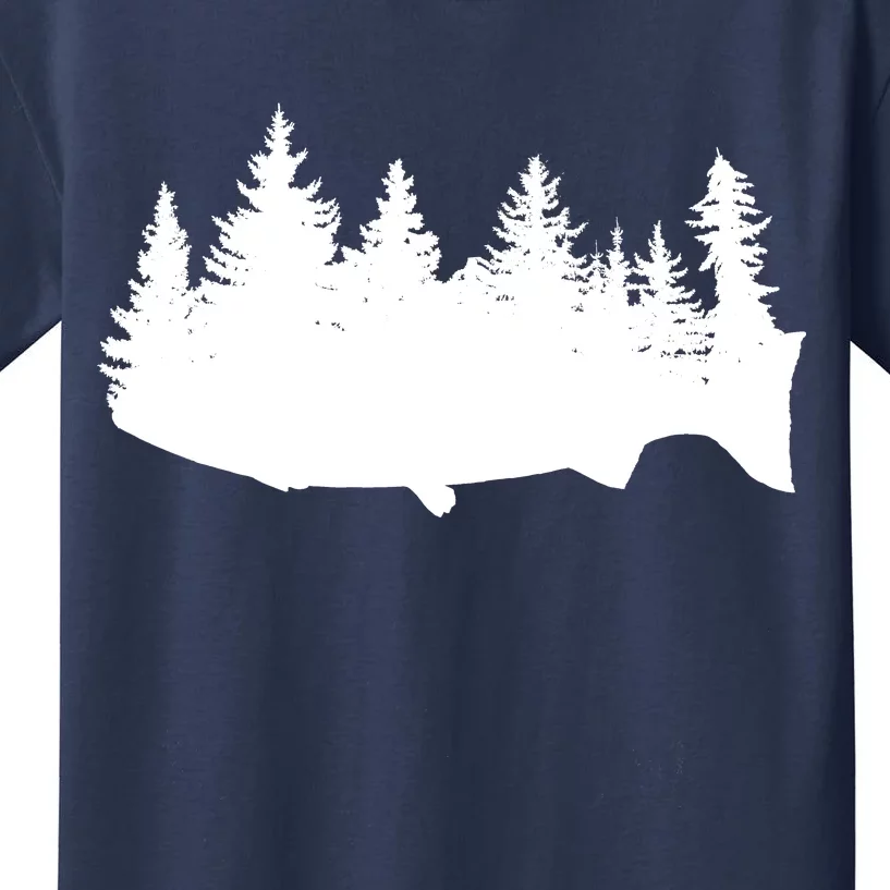 Fishing Wilderness Kids T-Shirt