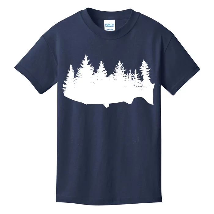 Fishing Wilderness Kids T-Shirt