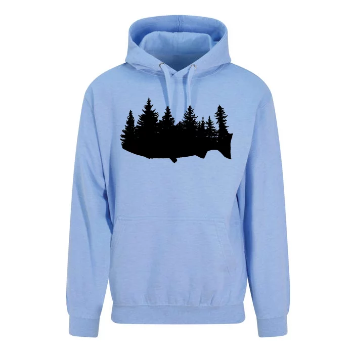 Fishing Wilderness Unisex Surf Hoodie