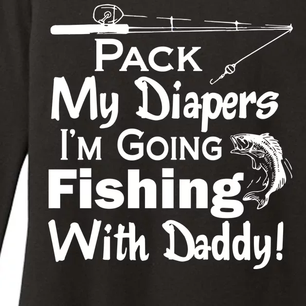 Fishing With Daddy Womens CVC Long Sleeve Shirt