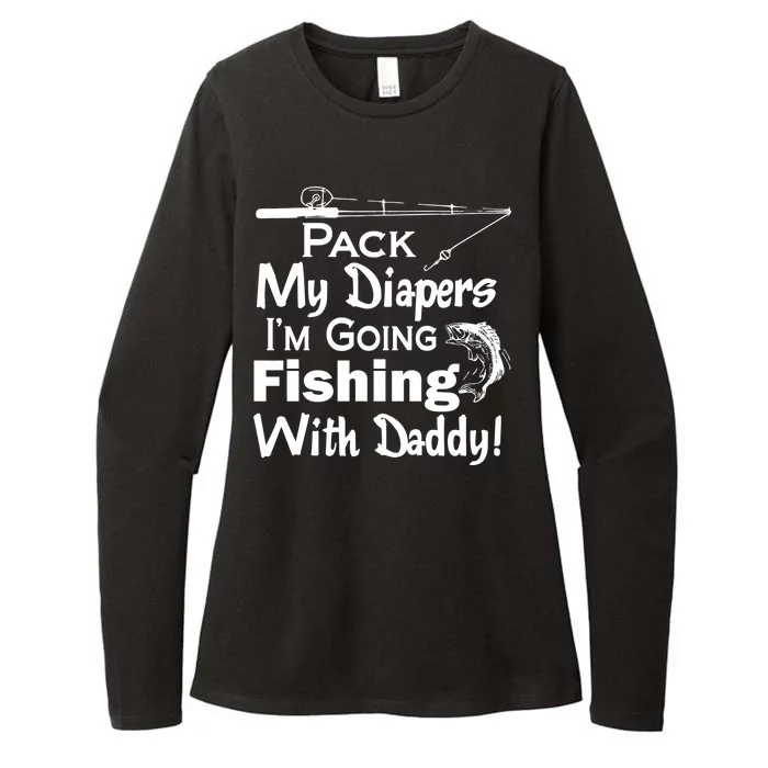 Fishing With Daddy Womens CVC Long Sleeve Shirt