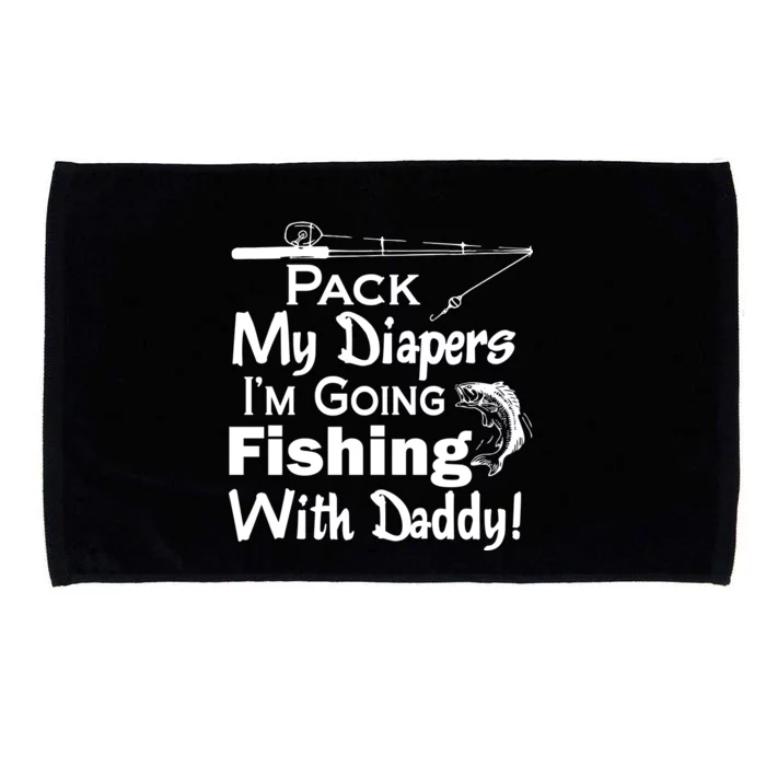 Fishing With Daddy Microfiber Hand Towel