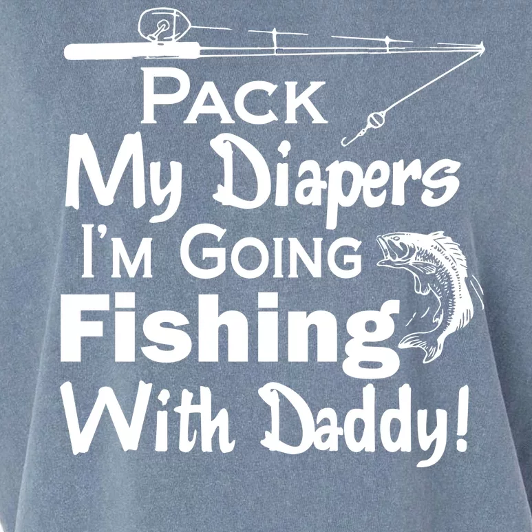 Fishing With Daddy Garment-Dyed Women's Muscle Tee