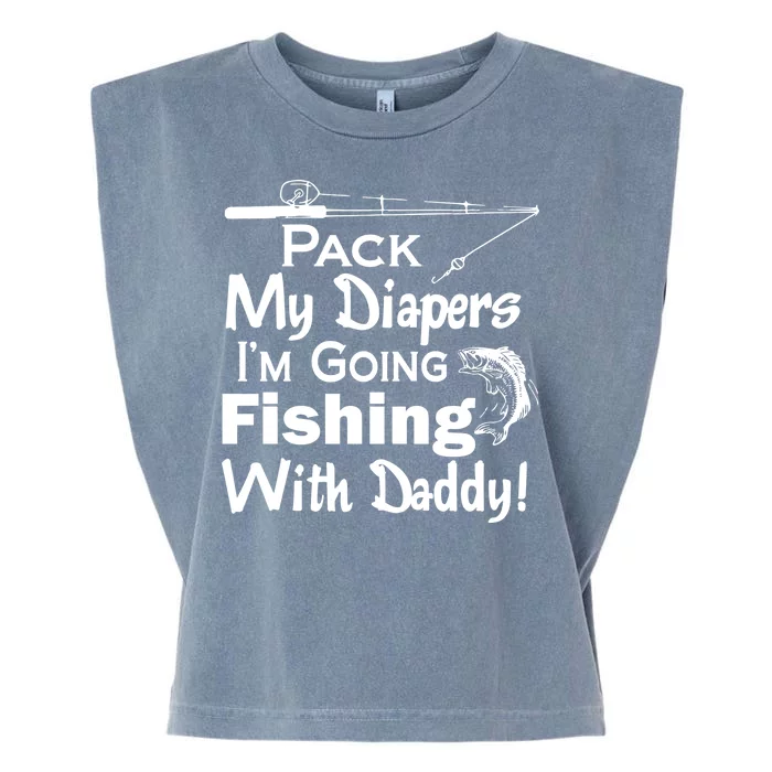 Fishing With Daddy Garment-Dyed Women's Muscle Tee