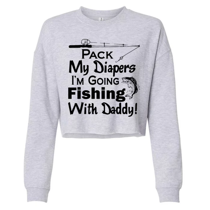 Fishing With Daddy Cropped Pullover Crew