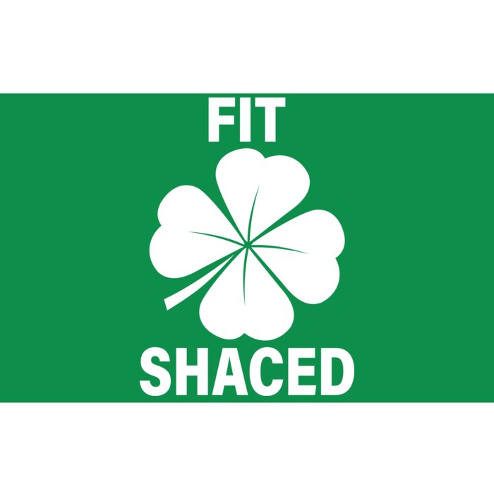 Fit Shaced Funny Irish Drinking Party Bumper Sticker