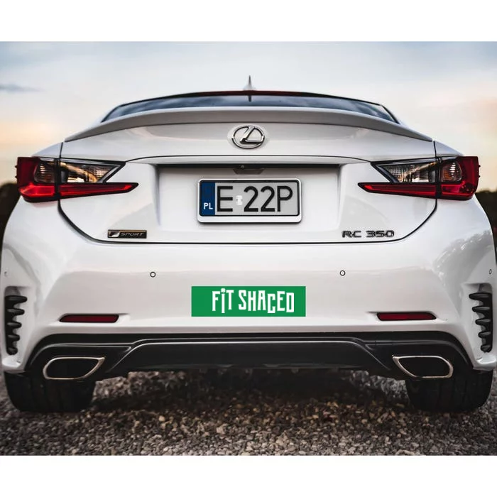 Fit Shaced Funny St. Patrick’s Day Bumper Sticker