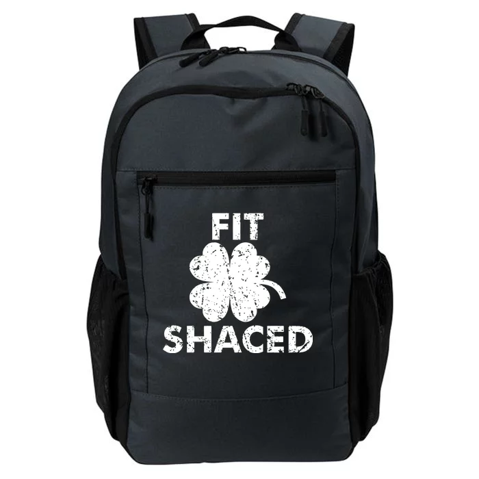 Fit Shaced Funny St. Patrick's Day Irish Clover Beer Drinking Daily Commute Backpack