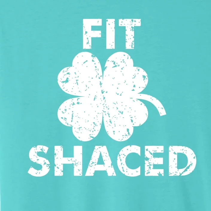 Fit Shaced Funny St. Patrick's Day Irish Clover Beer Drinking ChromaSoft Performance T-Shirt