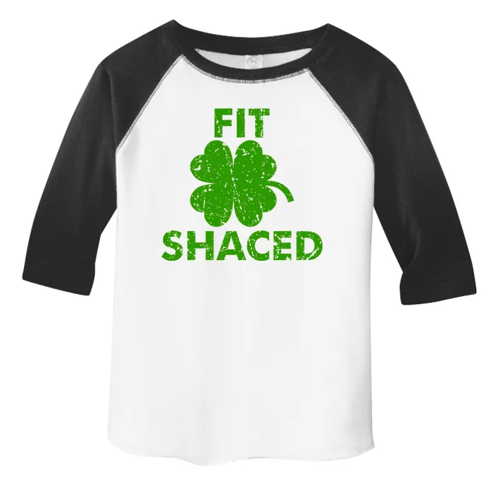 Fit Shaced Funny St. Patrick's Day Irish Clover Beer Drinking Toddler Fine Jersey T-Shirt