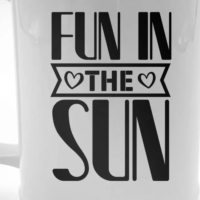 Fun In The Sun Front & Back Beer Stein