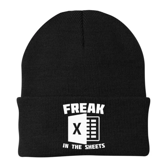 Freak In The Sheets Funny Accountant Analyst Secretary Knit Cap Winter Beanie