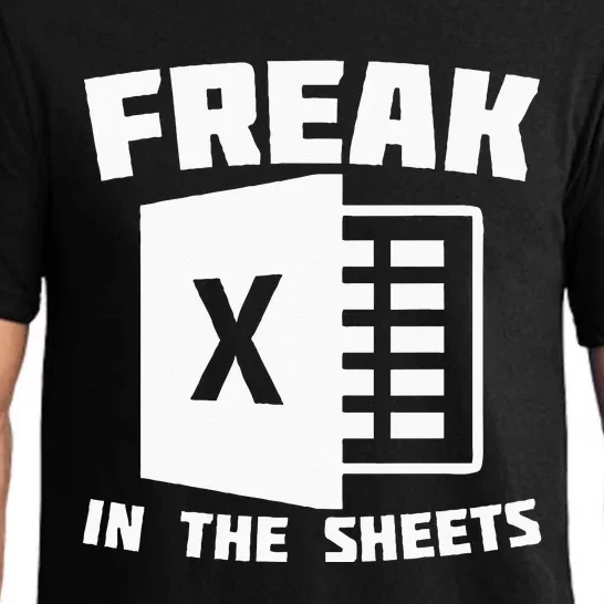 Freak In The Sheets Funny Accountant Analyst Secretary Pajama Set