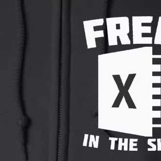 Freak In The Sheets Funny Accountant Analyst Secretary Full Zip Hoodie