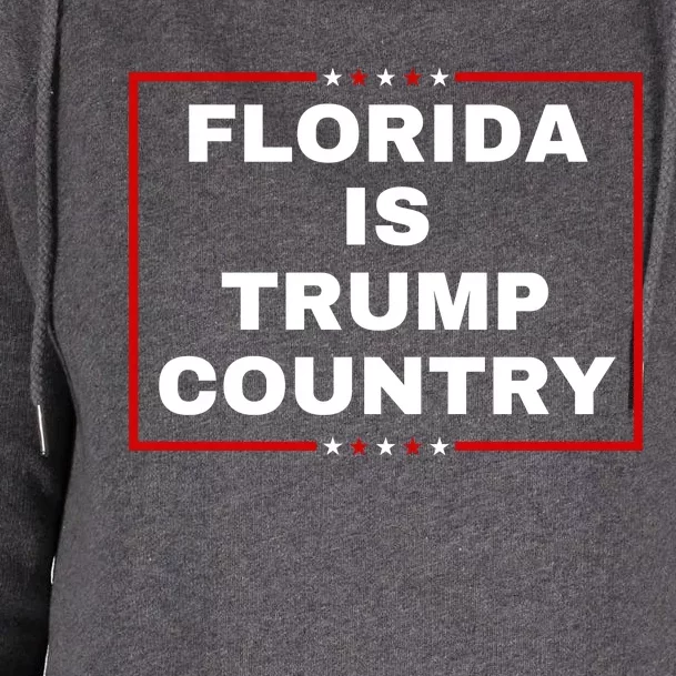 Florida Is Trump Country Womens Funnel Neck Pullover Hood