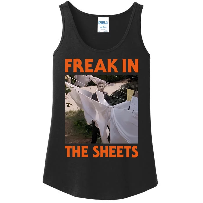 Freak In The Sheets Pumpkin Ladies Essential Tank