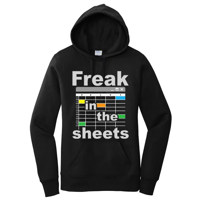 Freak In The Sheets Funny Accountant Analyst Secretary Women's Pullover Hoodie