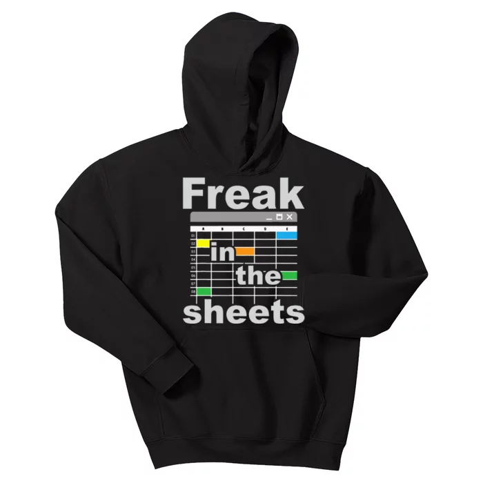 Freak In The Sheets Funny Accountant Analyst Secretary Kids Hoodie