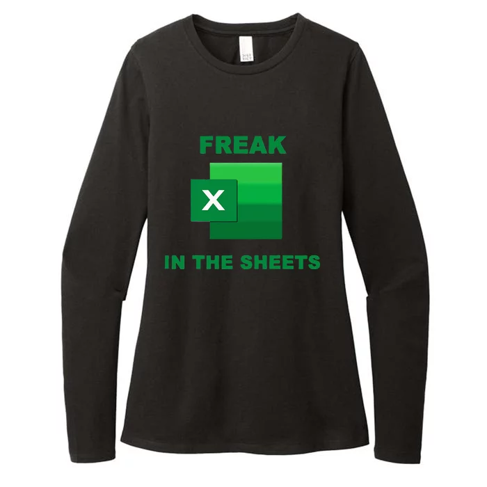 Freak In The Excel Sheets Womens CVC Long Sleeve Shirt