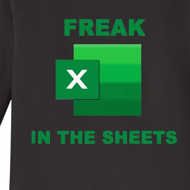 Freak In The Excel Sheets Baby Long Sleeve Bodysuit