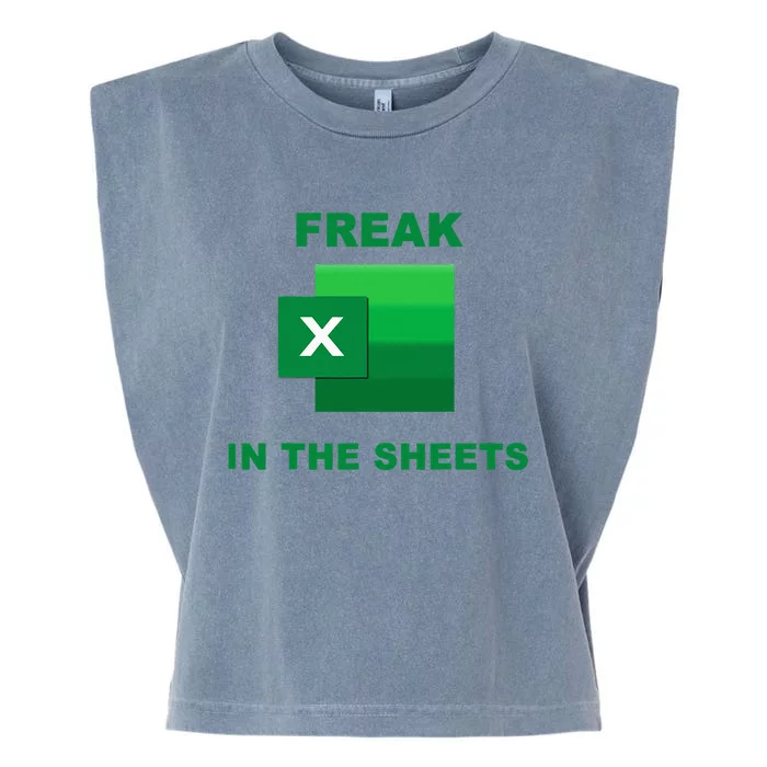 Freak In The Excel Sheets Garment-Dyed Women's Muscle Tee