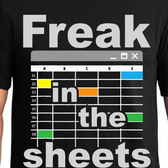 Freak In The Sheets Funny Accountant Analyst Secretary Pajama Set