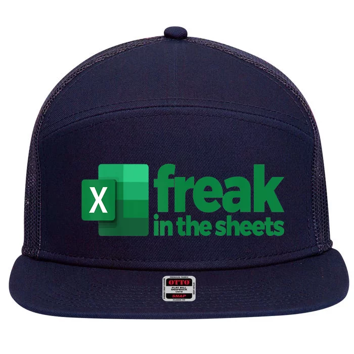 Freak In The Excel Sheets 7 Panel Mesh Trucker Snapback Hat