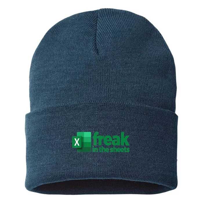 Freak In The Excel Sheets Sustainable Knit Beanie