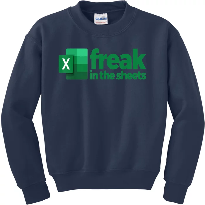 Freak In The Excel Sheets Kids Sweatshirt