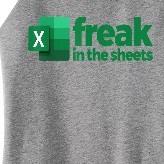 Freak In The Excel Sheets Women’s Perfect Tri Rocker Tank