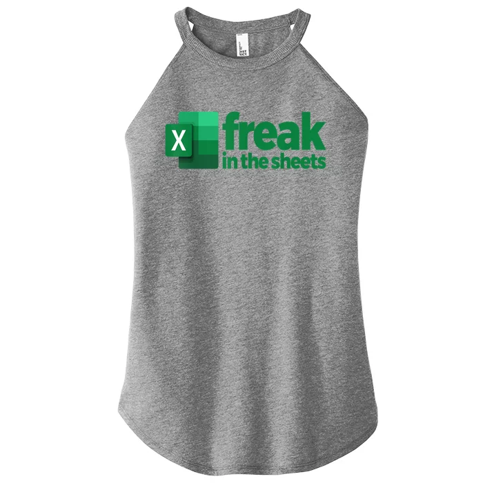 Freak In The Excel Sheets Women’s Perfect Tri Rocker Tank