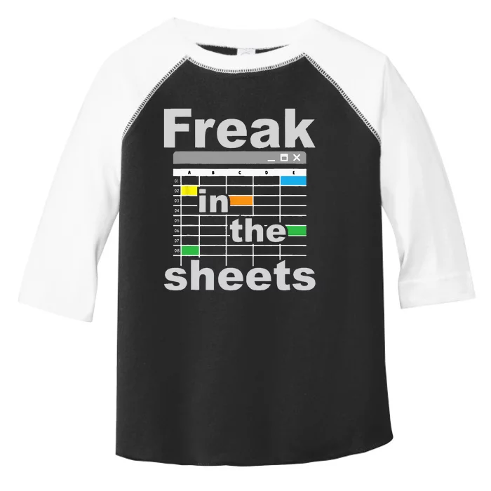 Freak In The Sheets Funny Accountant Analyst Secretary Toddler Fine Jersey T-Shirt