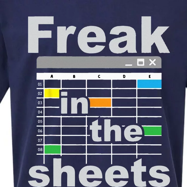 Freak In The Sheets Funny Accountant Analyst Secretary Sueded Cloud Jersey T-Shirt