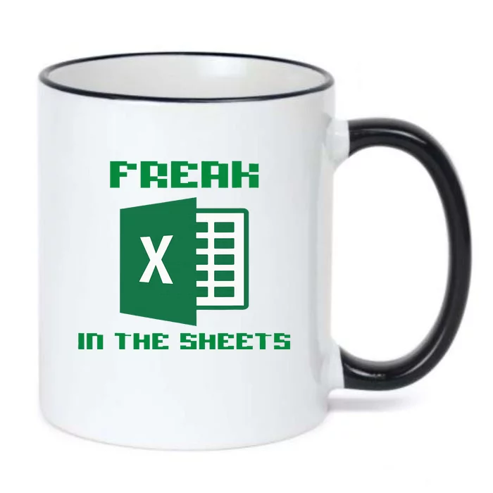 Freak In The Excel Sheets Black Color Changing Mug