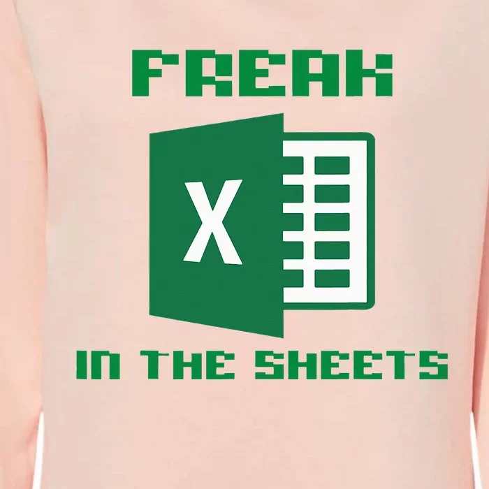 Freak In The Excel Sheets Womens California Wash Sweatshirt