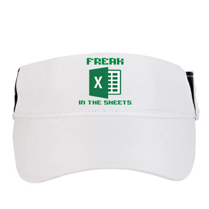 Freak In The Excel Sheets Adult Drive Performance Visor