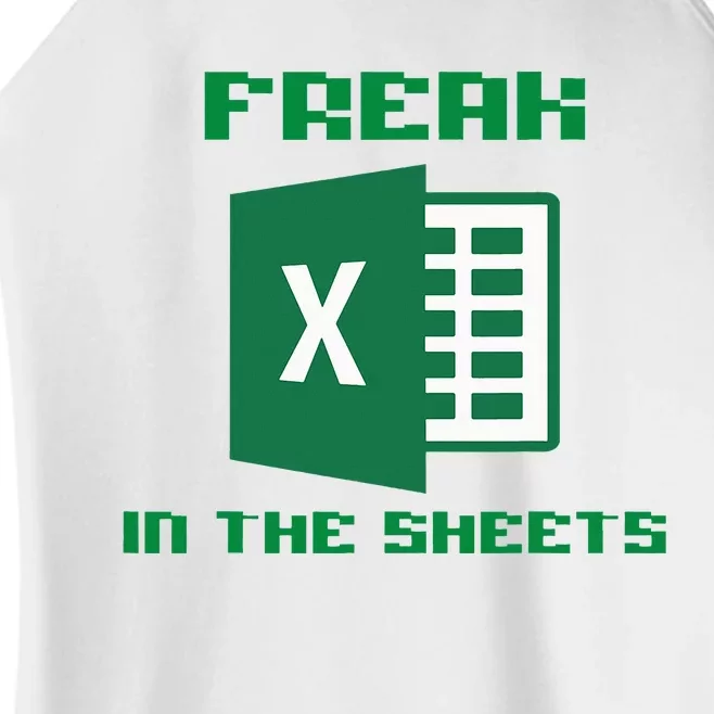 Freak In The Excel Sheets Women’s Perfect Tri Rocker Tank