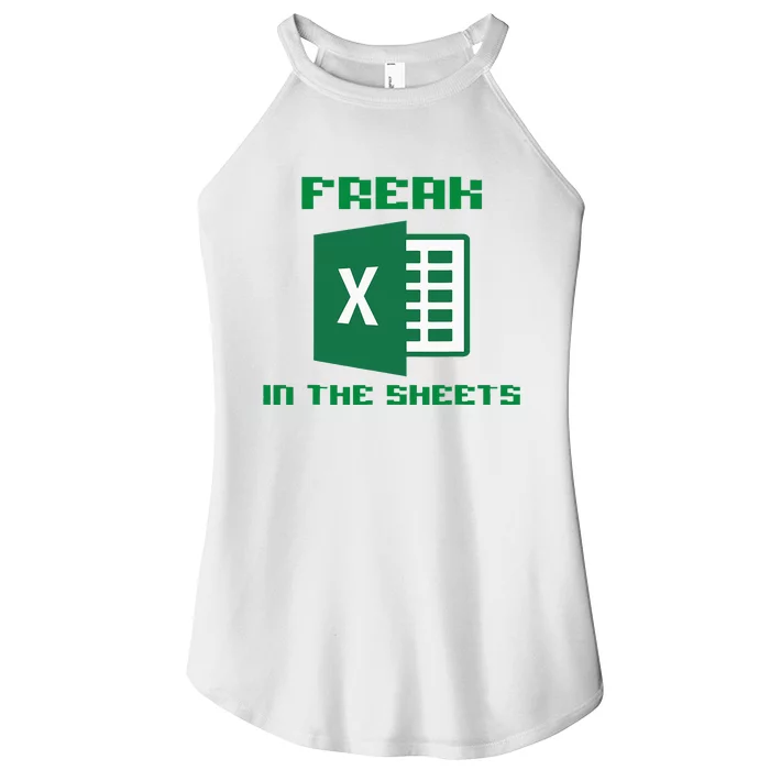 Freak In The Excel Sheets Women’s Perfect Tri Rocker Tank