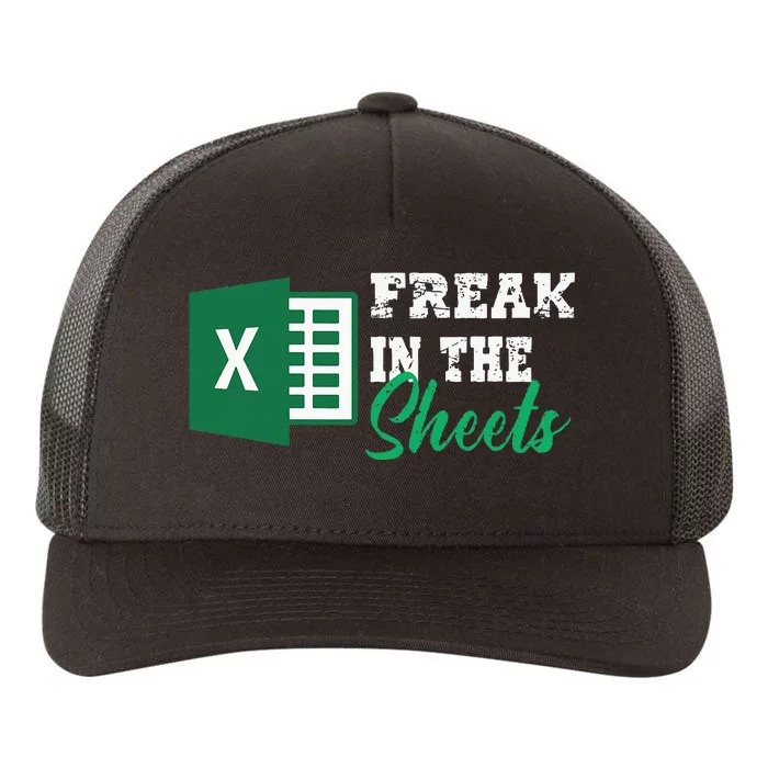 Freak In The Excel Sheets Yupoong Adult 5-Panel Trucker Hat