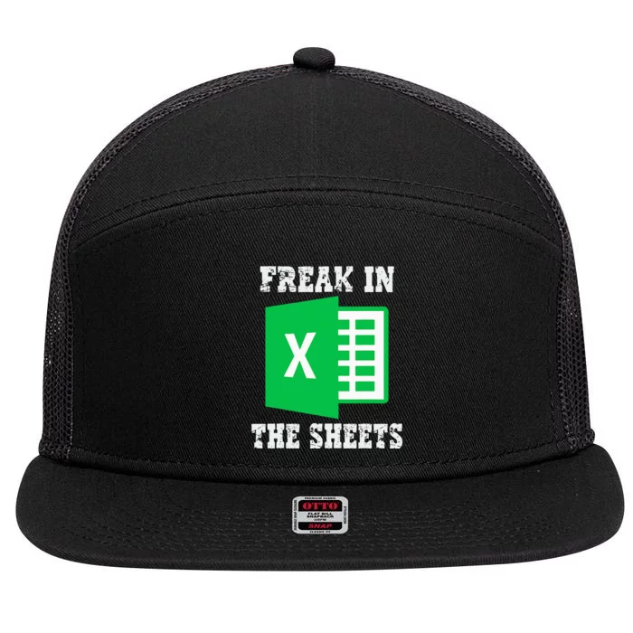 Freak In The Excel Sheets 7 Panel Mesh Trucker Snapback Hat