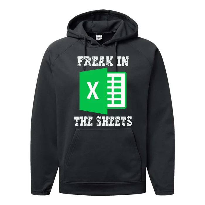 Freak In The Excel Sheets Performance Fleece Hoodie