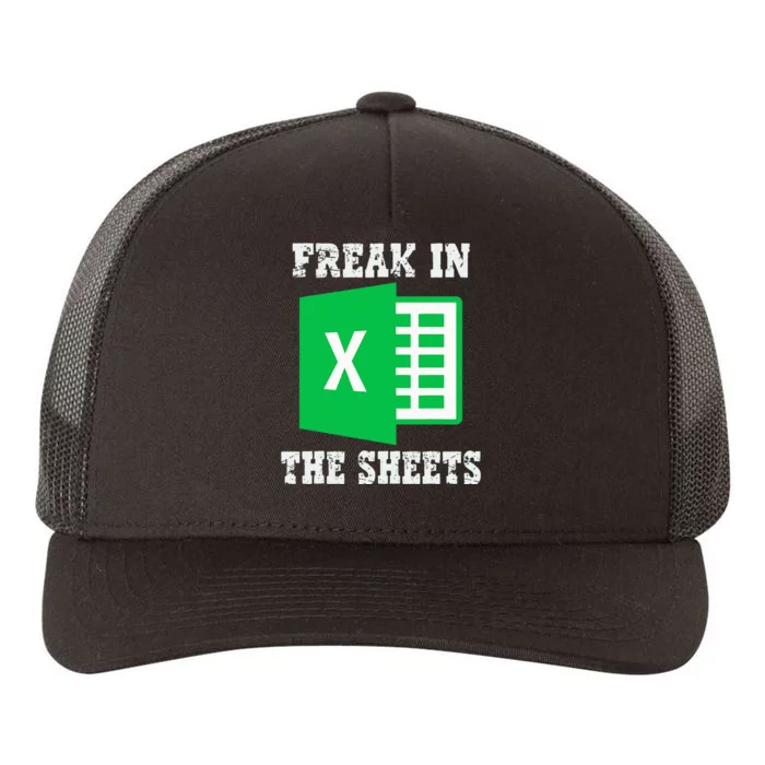 Freak In The Excel Sheets Yupoong Adult 5-Panel Trucker Hat