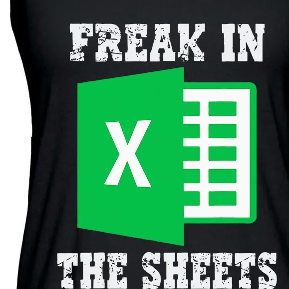 Freak In The Excel Sheets Ladies Essential Flowy Tank