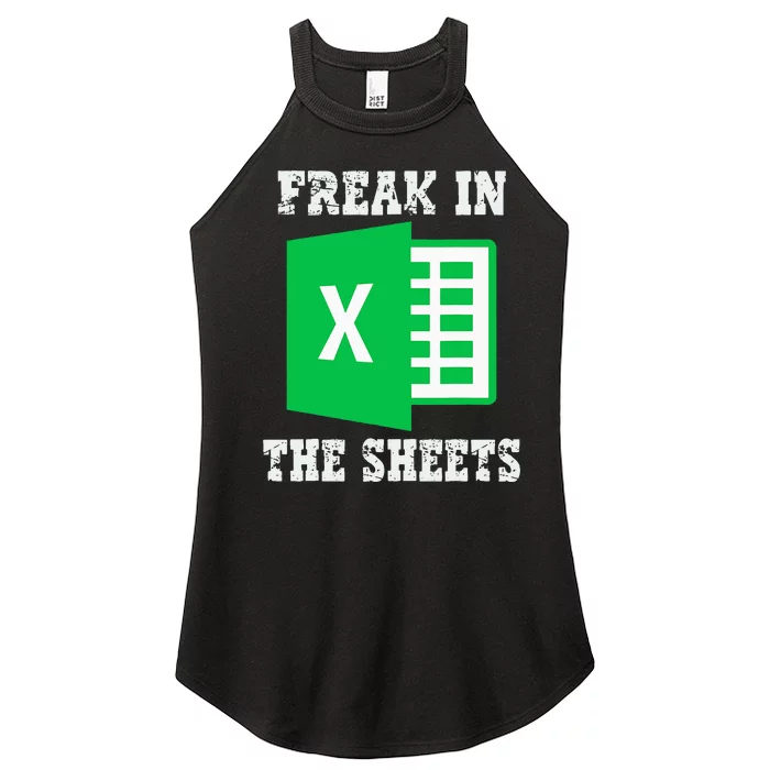 Freak In The Excel Sheets Women’s Perfect Tri Rocker Tank