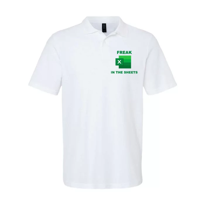 Freak In The Excel Sheets Softstyle Adult Sport Polo