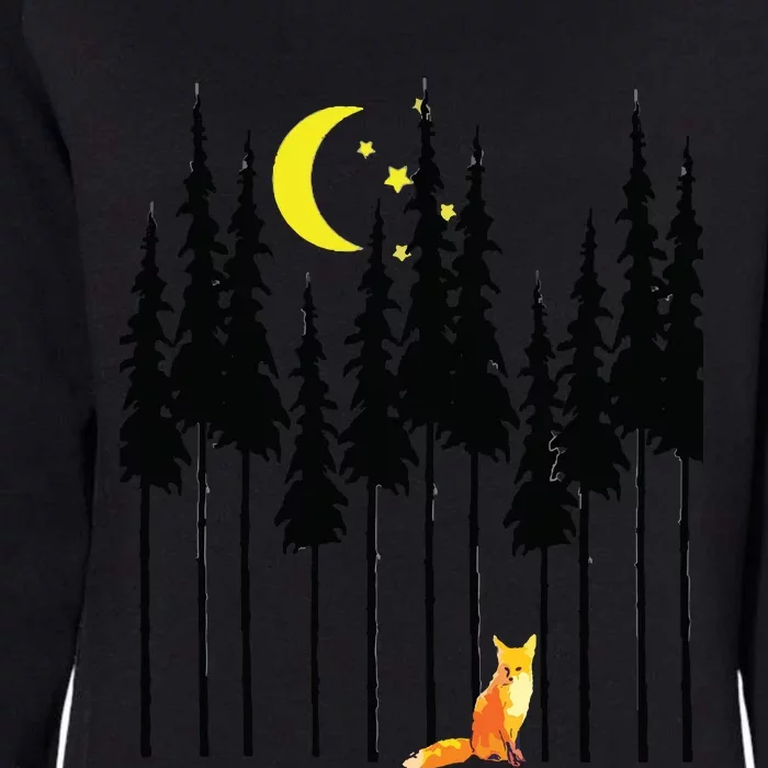 Fox In Trees, Wildlife Tees Tee Womens California Wash Sweatshirt