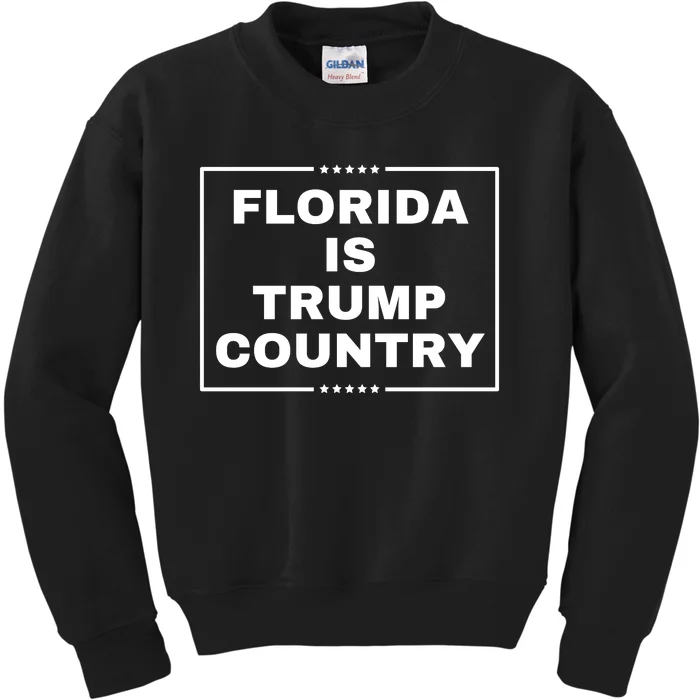 Florida Is Trump Country Kids Sweatshirt