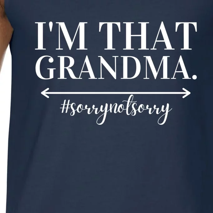 Funny I'm That Grandma Cute Grandmother Grandparent Gift Comfort Colors® Tank Top