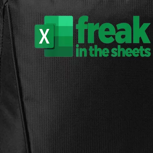 Freak In The Sheets Excel Funny Office City Backpack