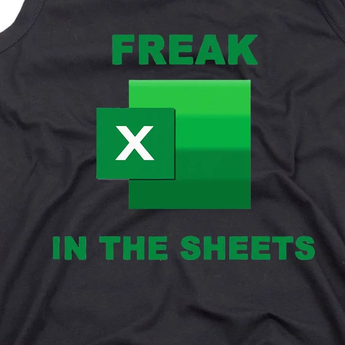 Freak In The Excel Sheets Tank Top